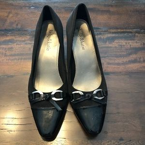 Kelly & Katie Black Low Heel Shoe